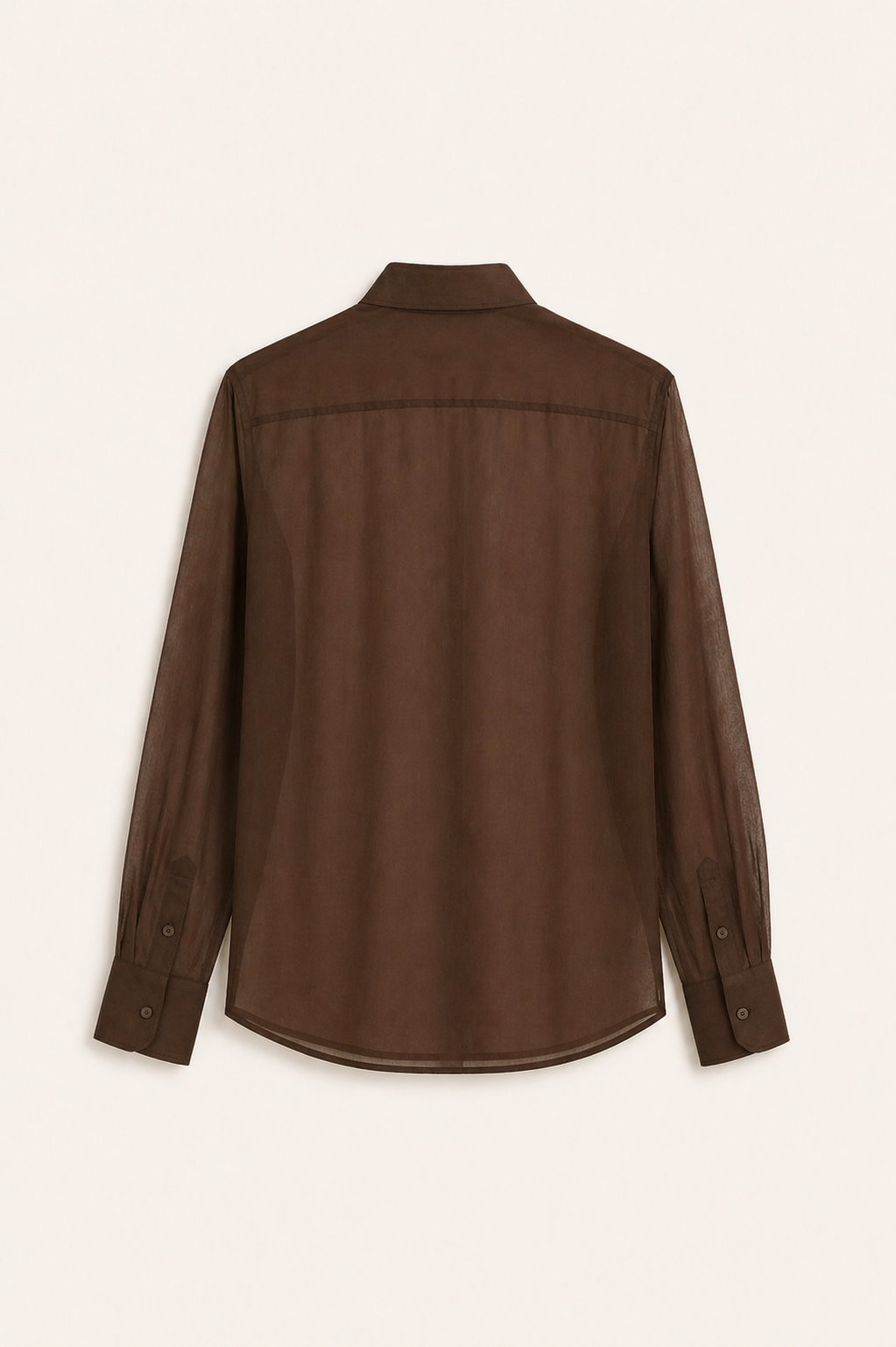 Veil Cotton Shirt Brown, Men