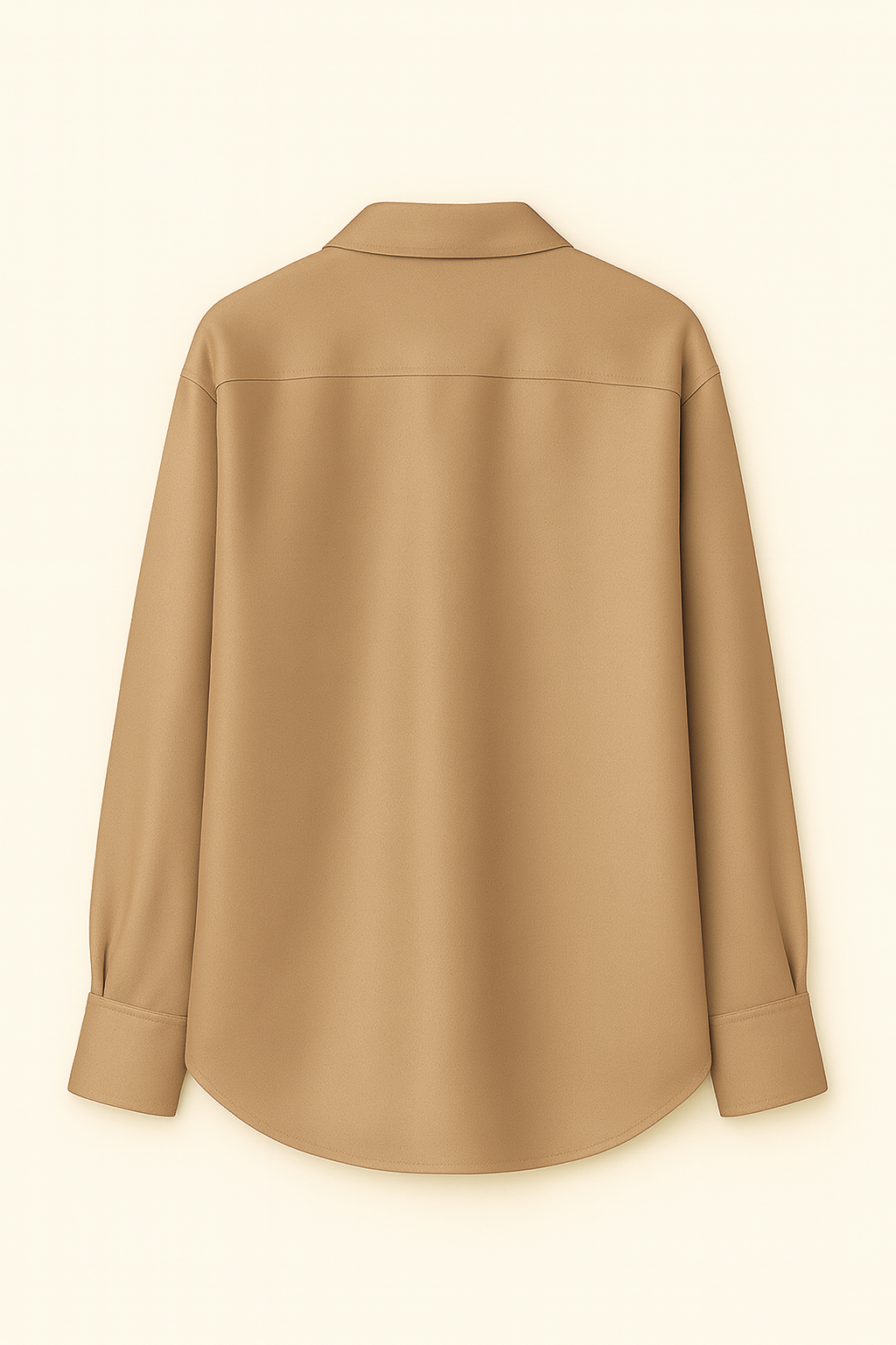 Silk shirt biege