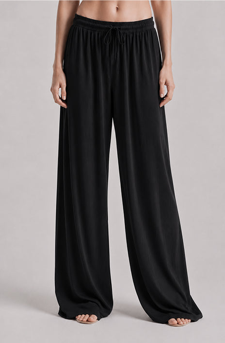 Pants soft cotton black