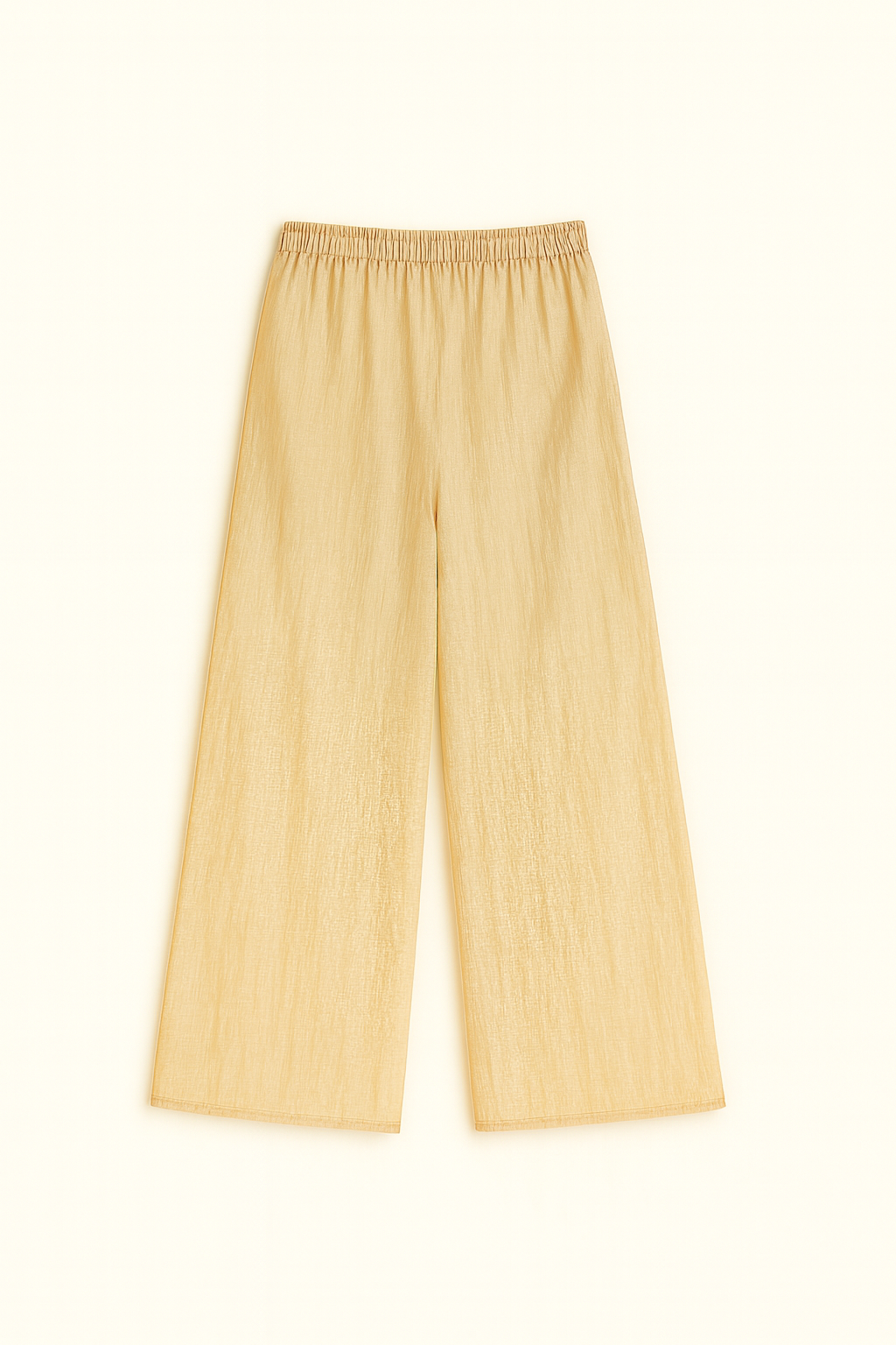 Veil pants cotton yellow