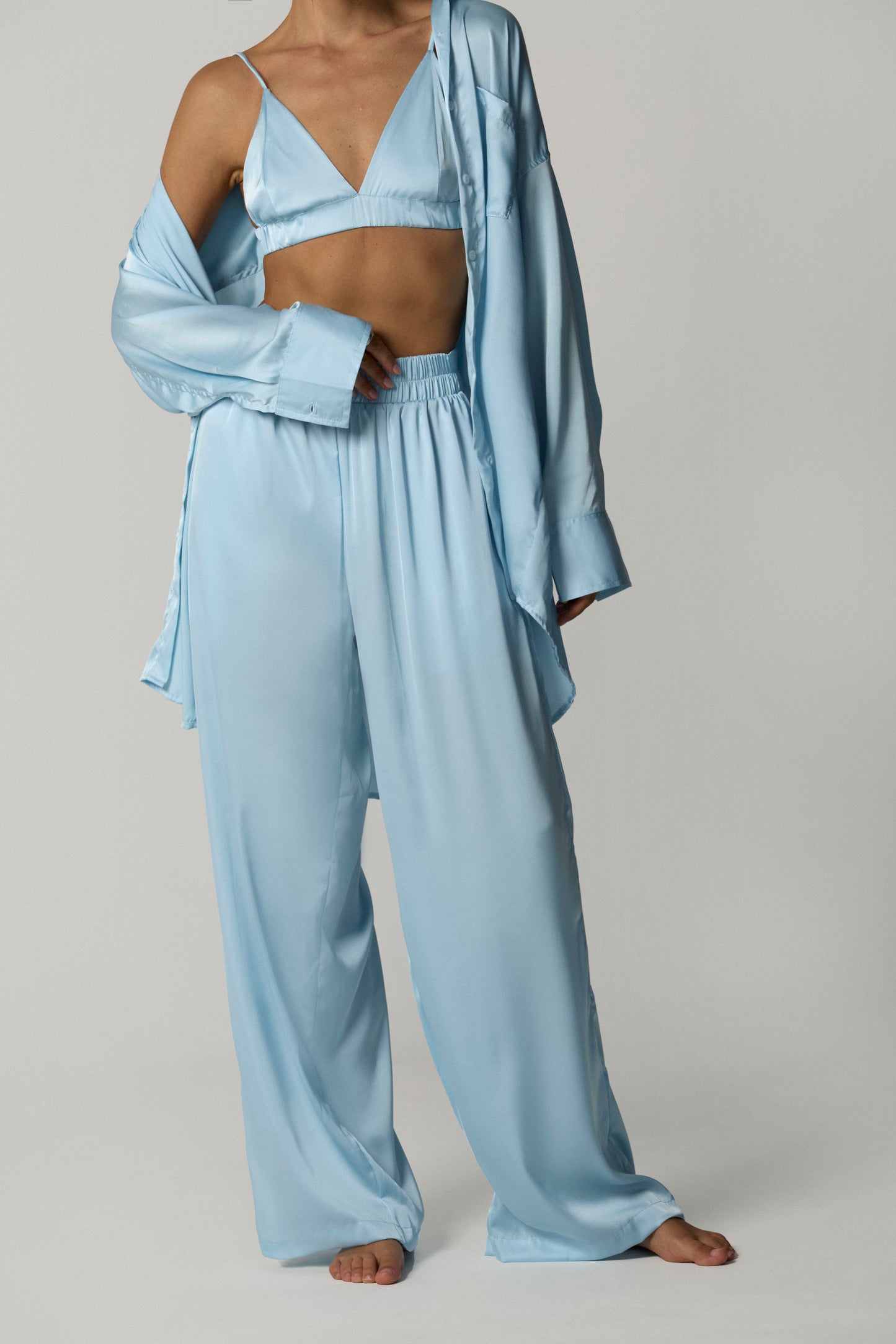 Silk suit