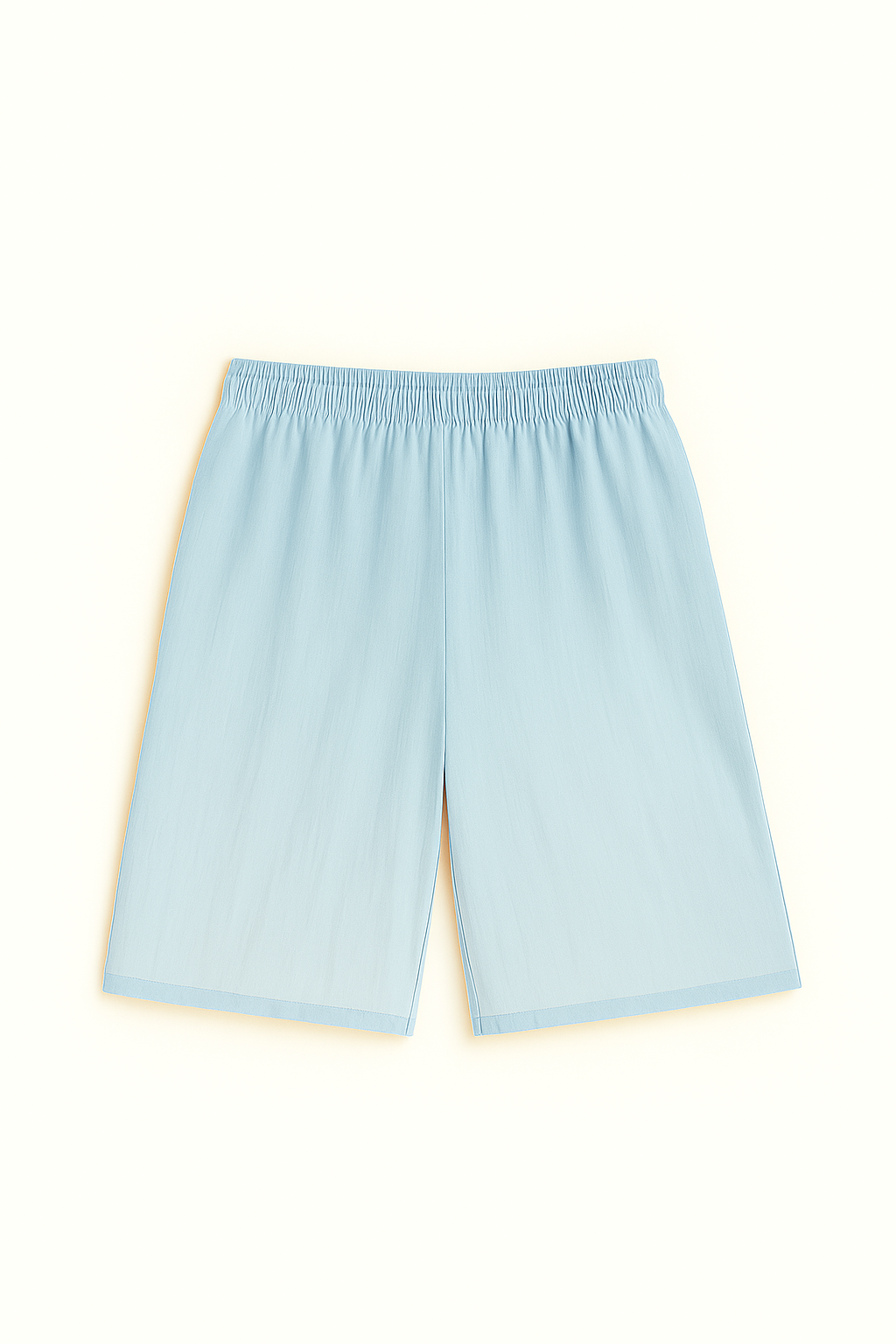 Veil shorts cotton blue
