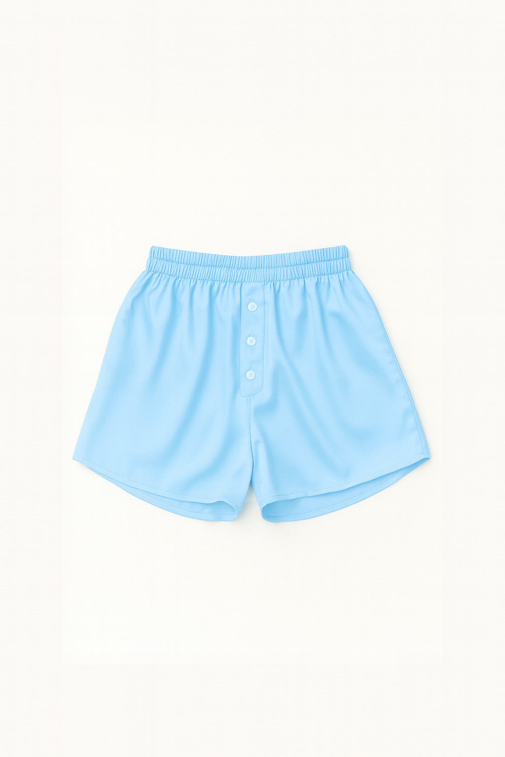 Silk Shorts Blue