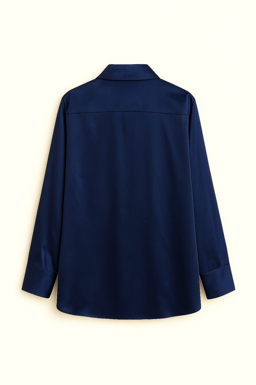 Silk shirt dark blue
