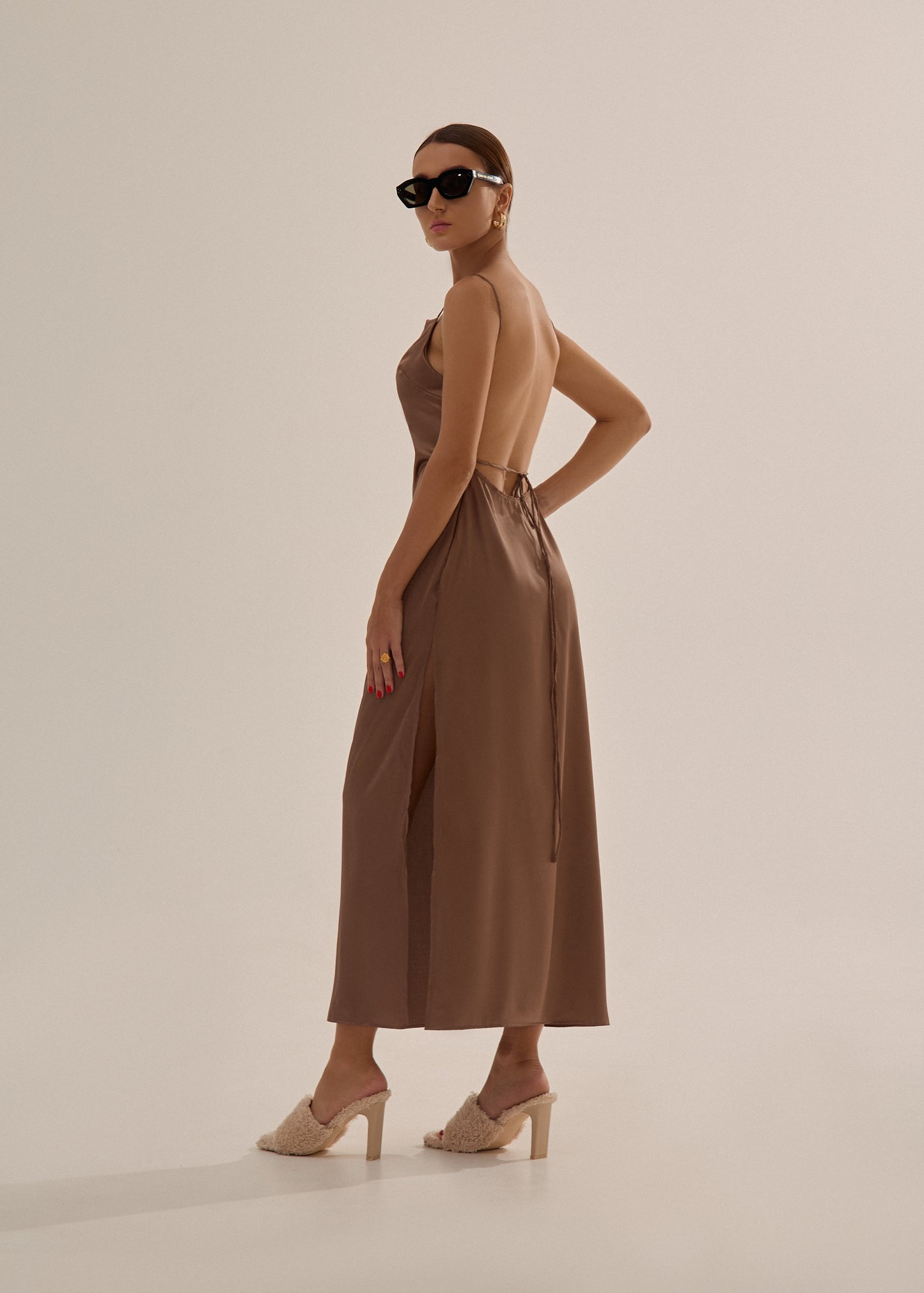 Silk slip dress