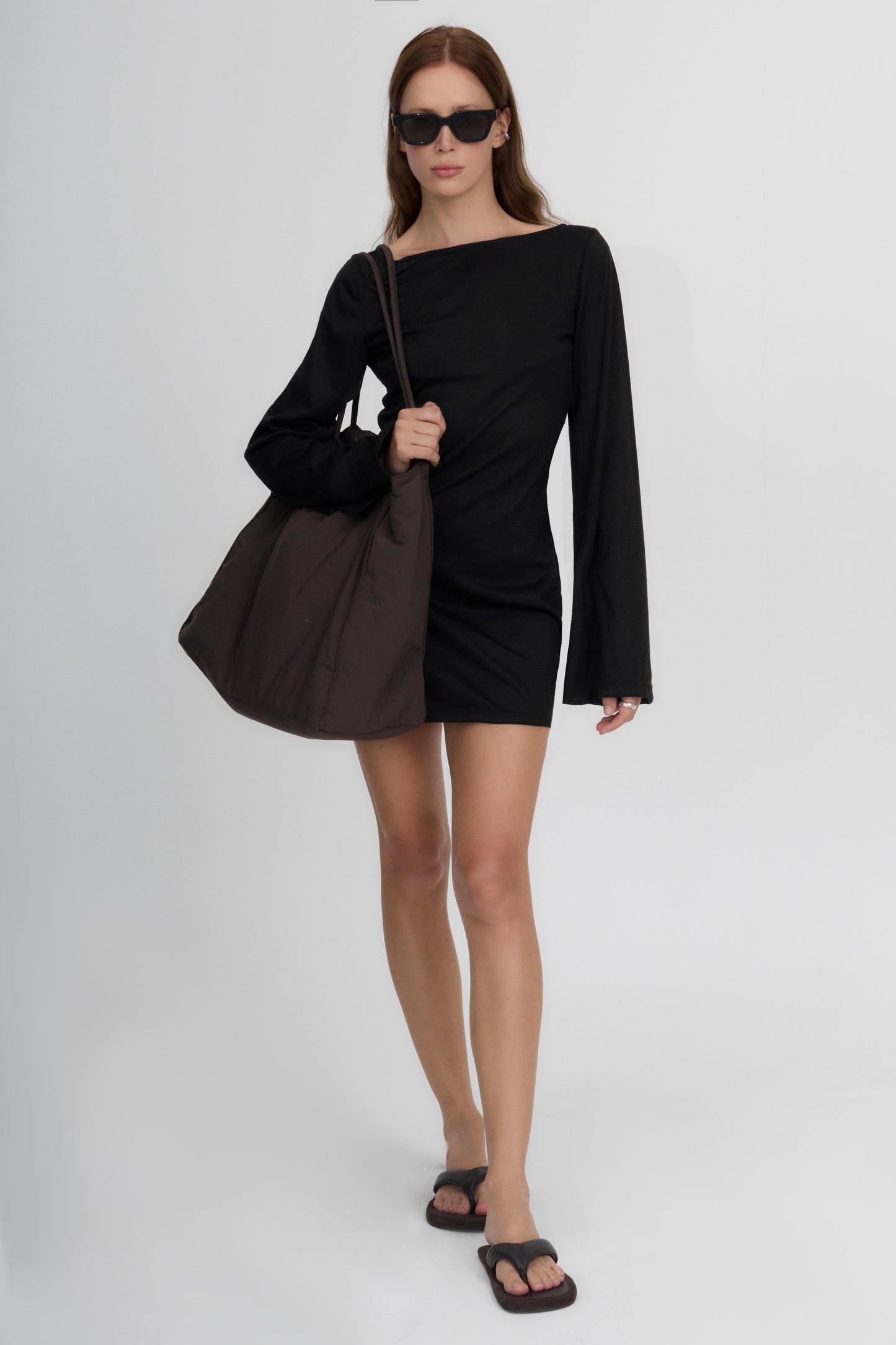 Minimal black dress