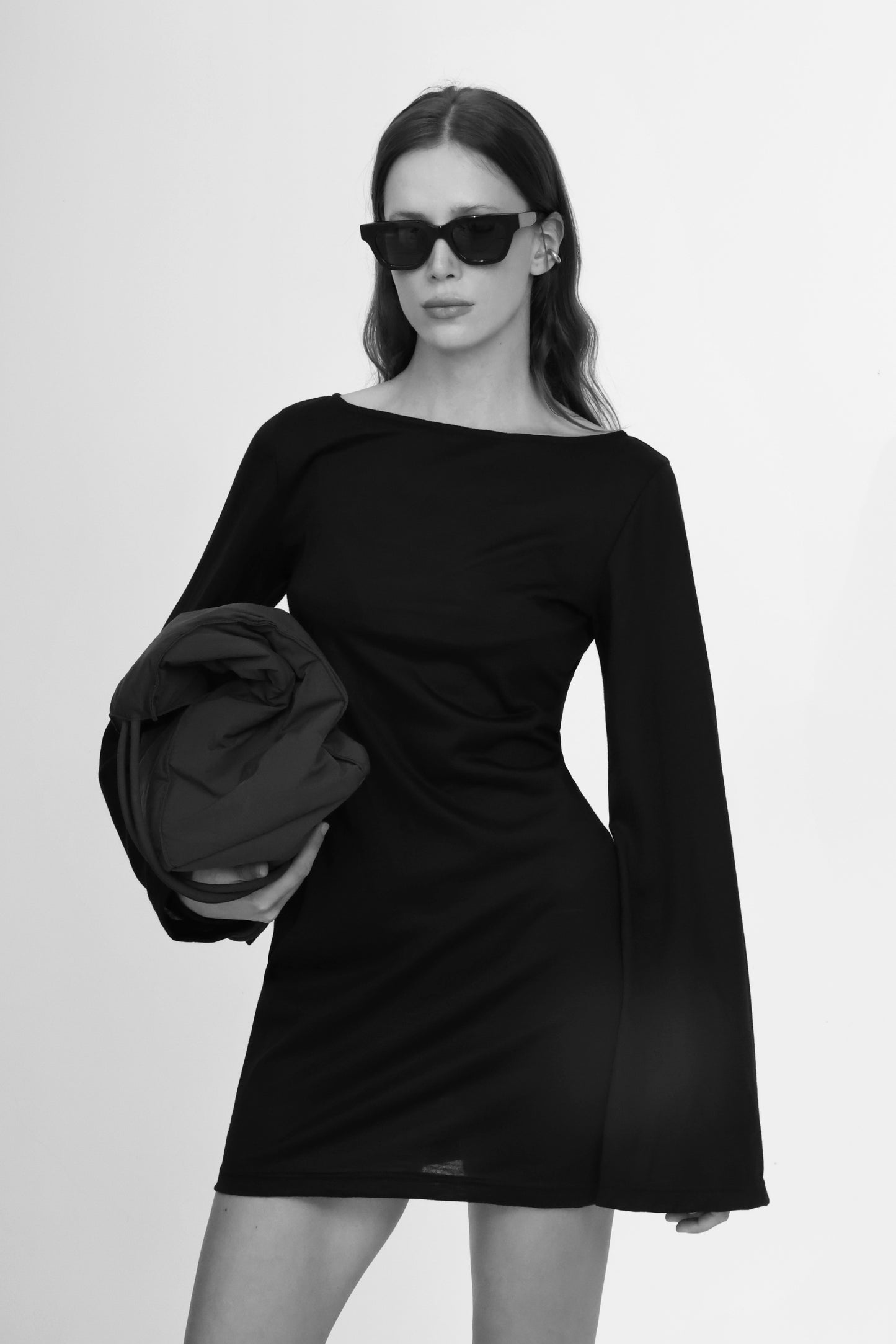 Minimal black dress