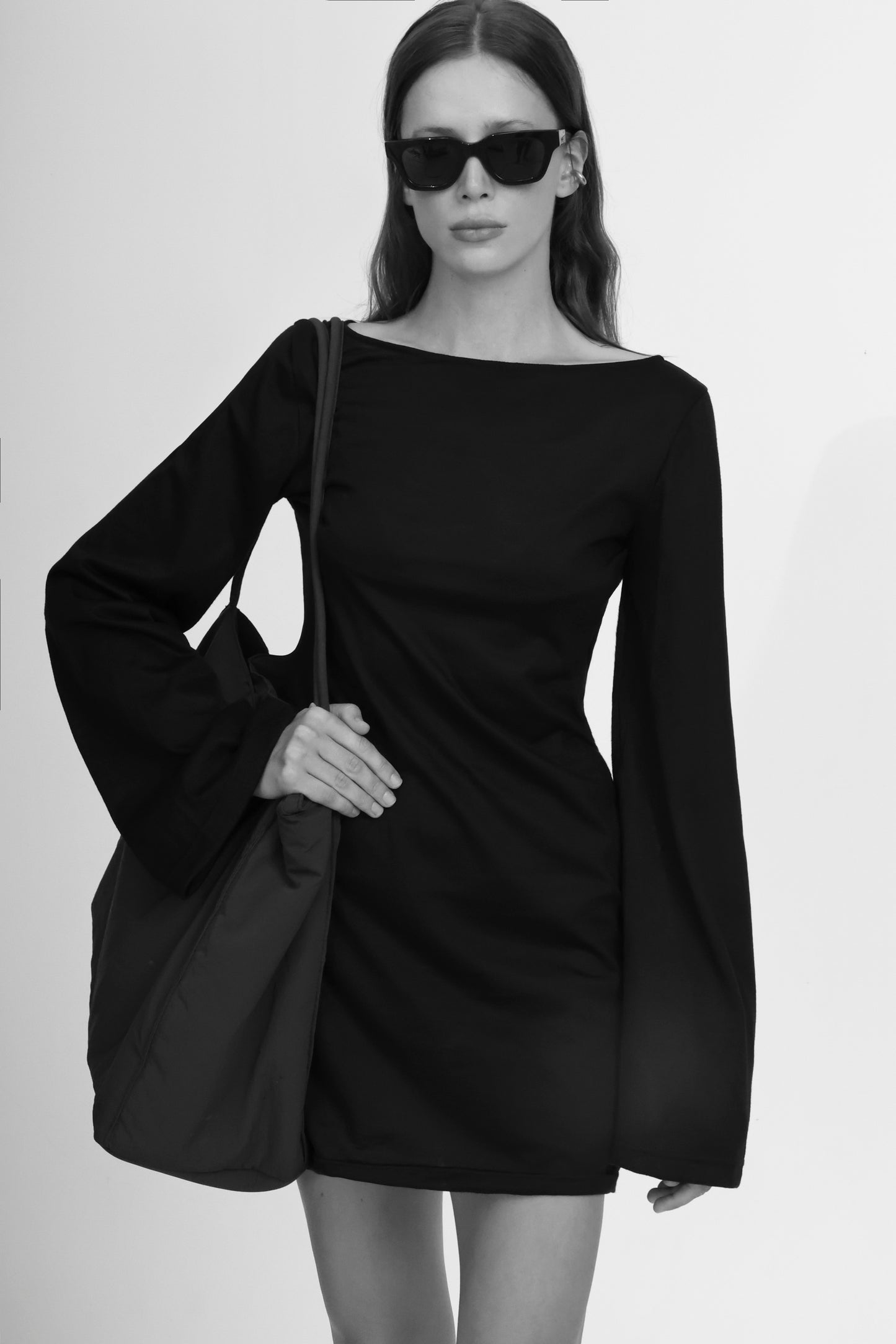 Minimal black dress