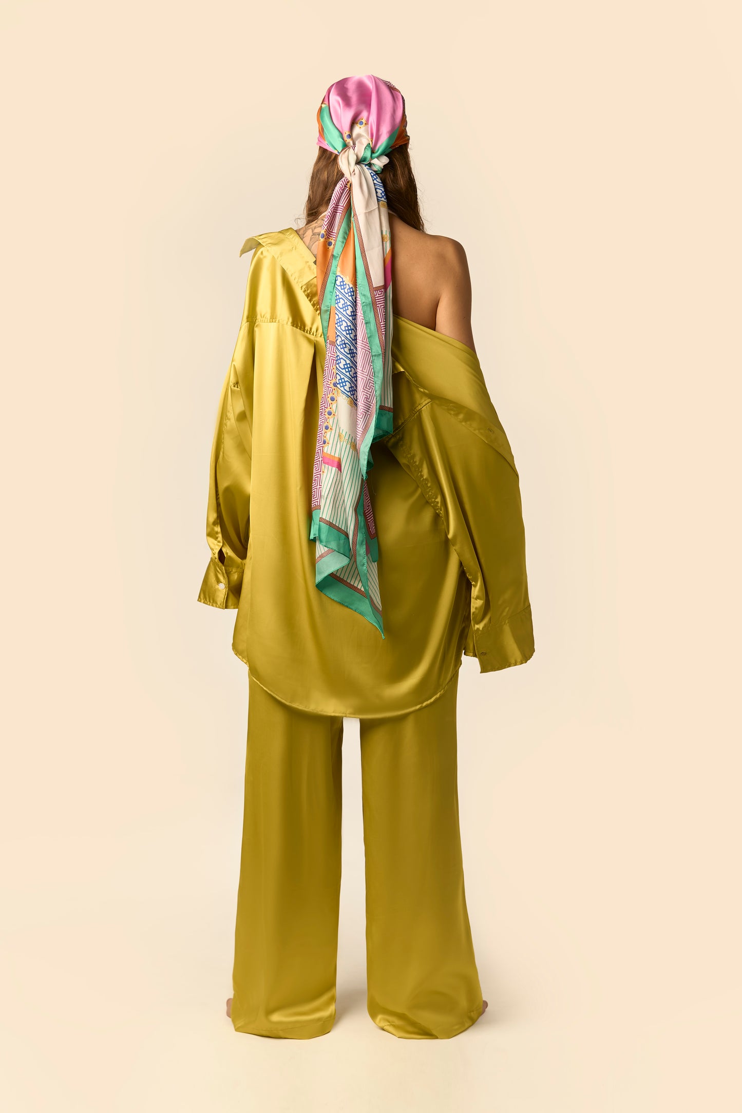Silk suit Shirt & Pants