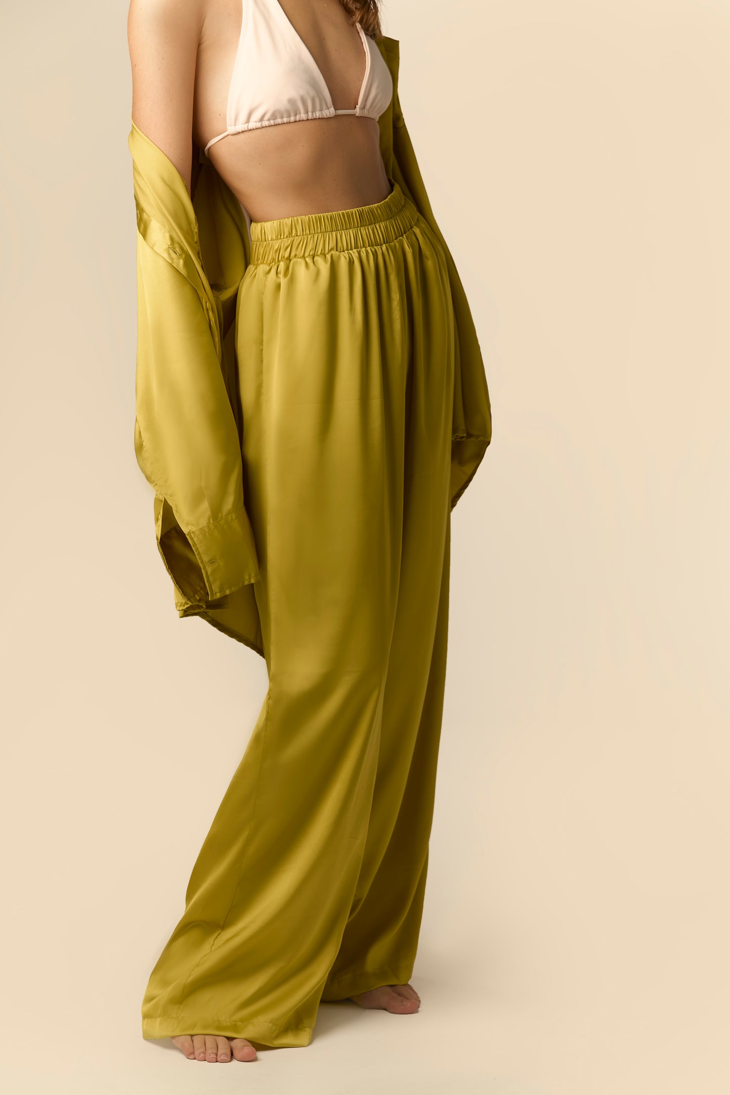 Silk suit Shirt & Pants