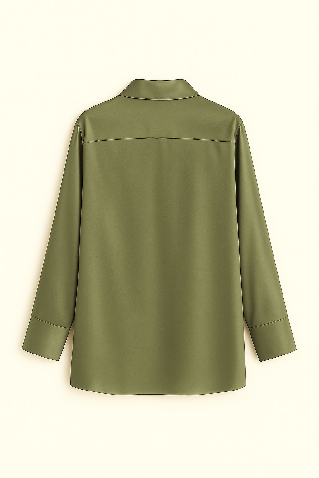 Silk shirt olive