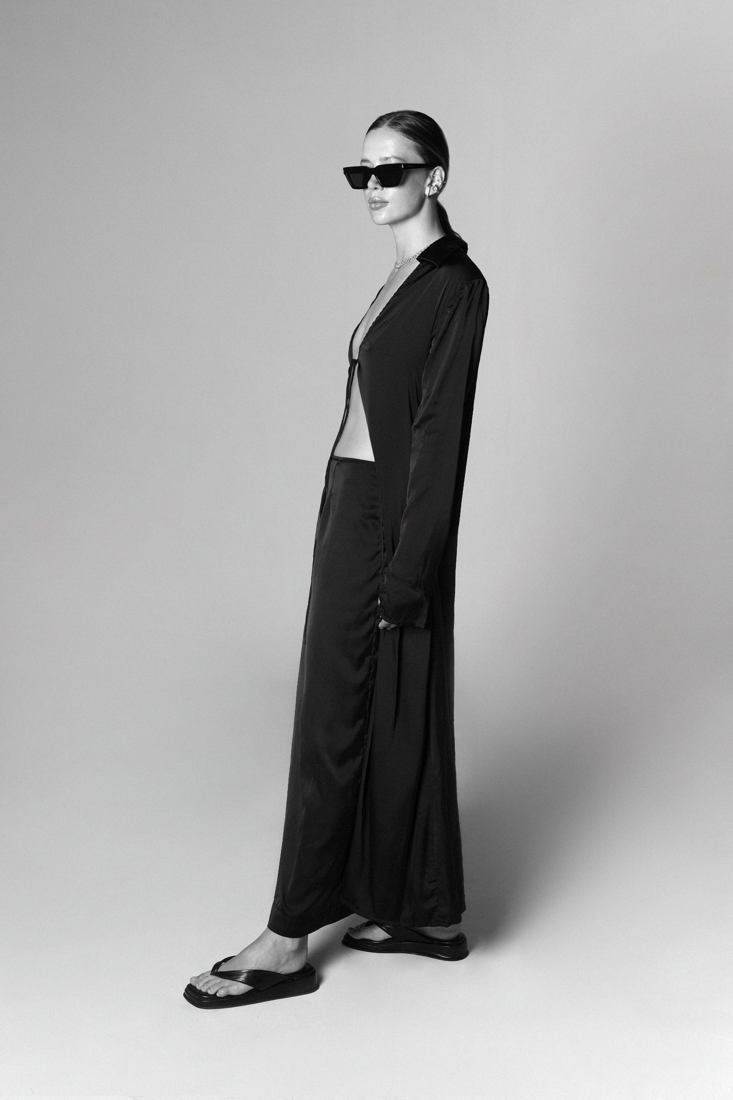Blouse tie long