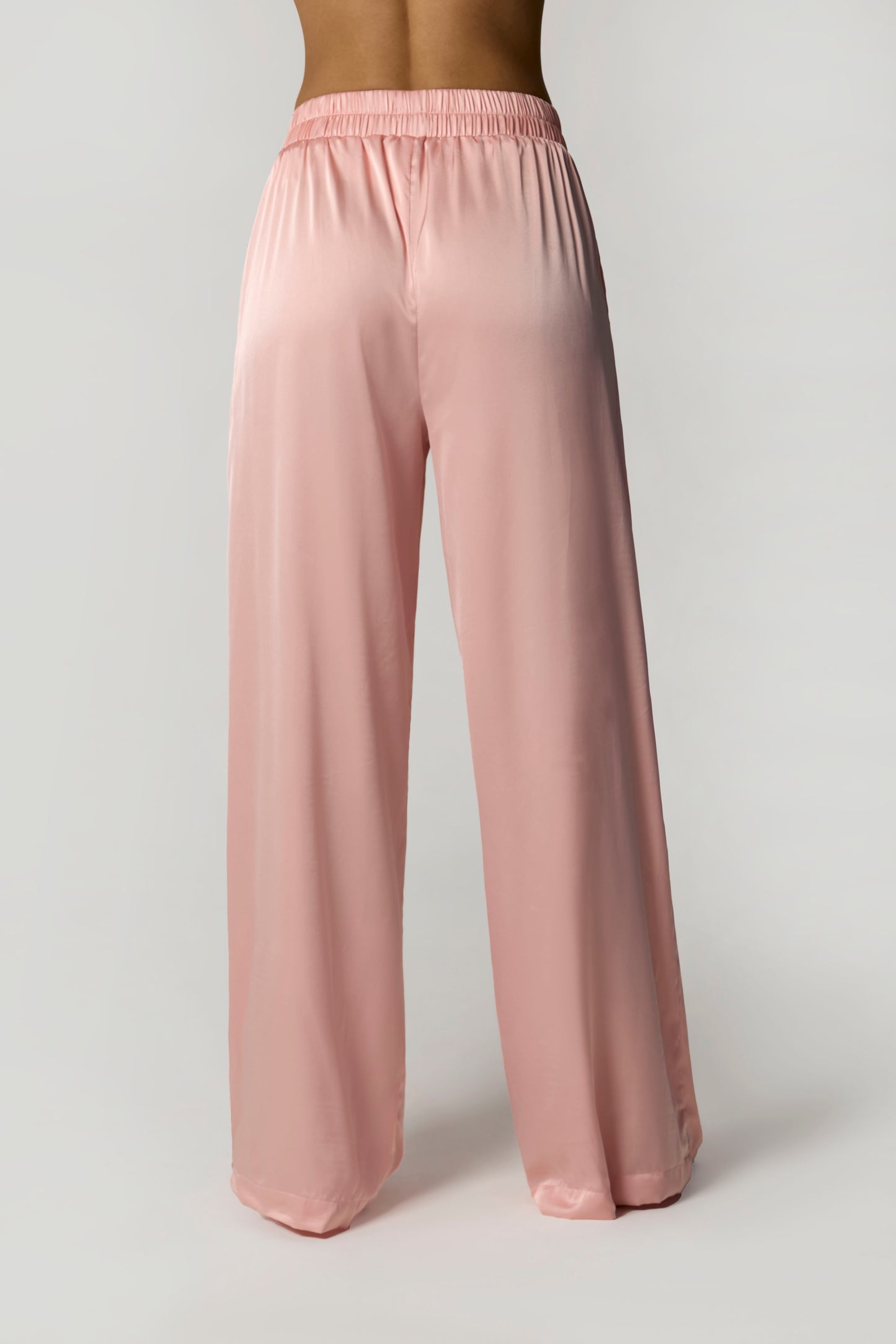 Silk Pants Pink