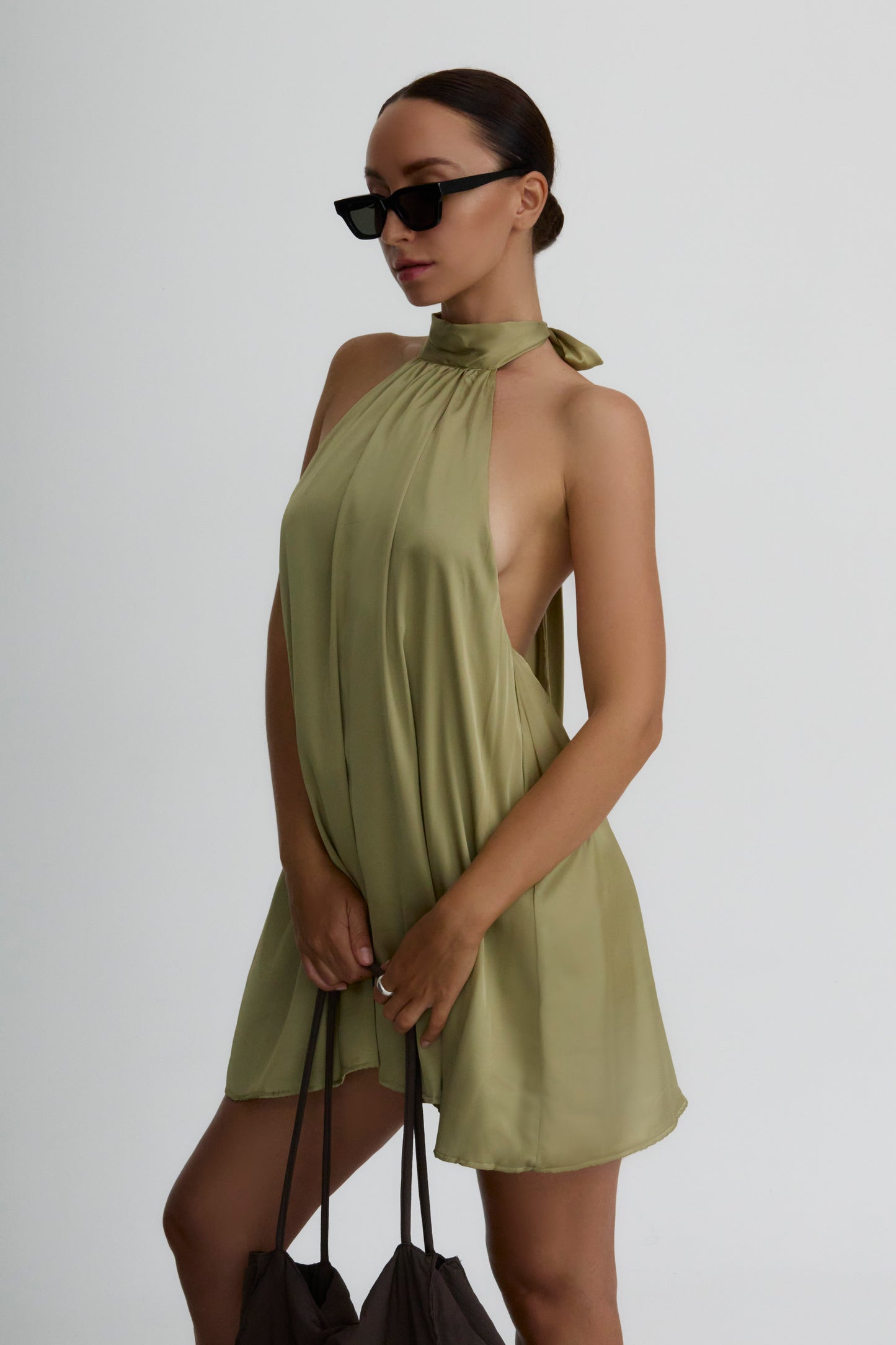 Dress tie Olive