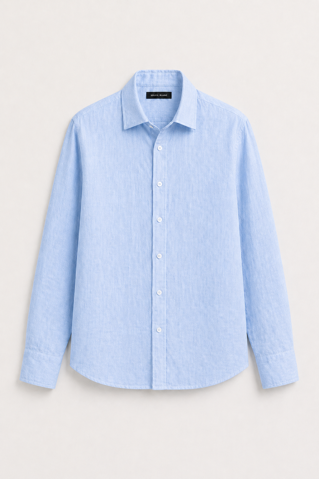 Linen Shirt Light Blue, Men
