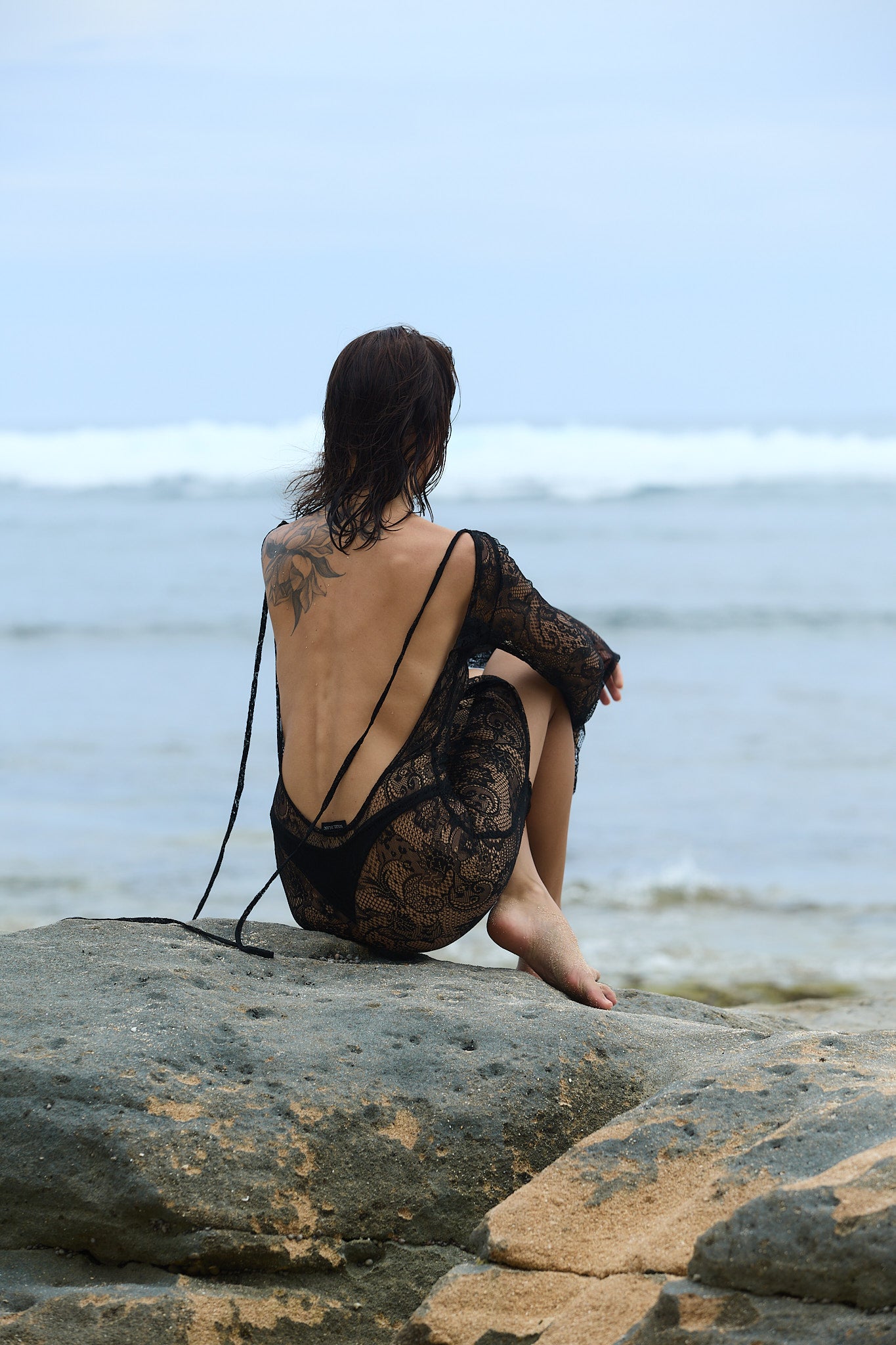 Naked Moon Dress Black