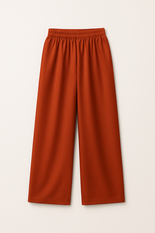 Silk Pants Coral