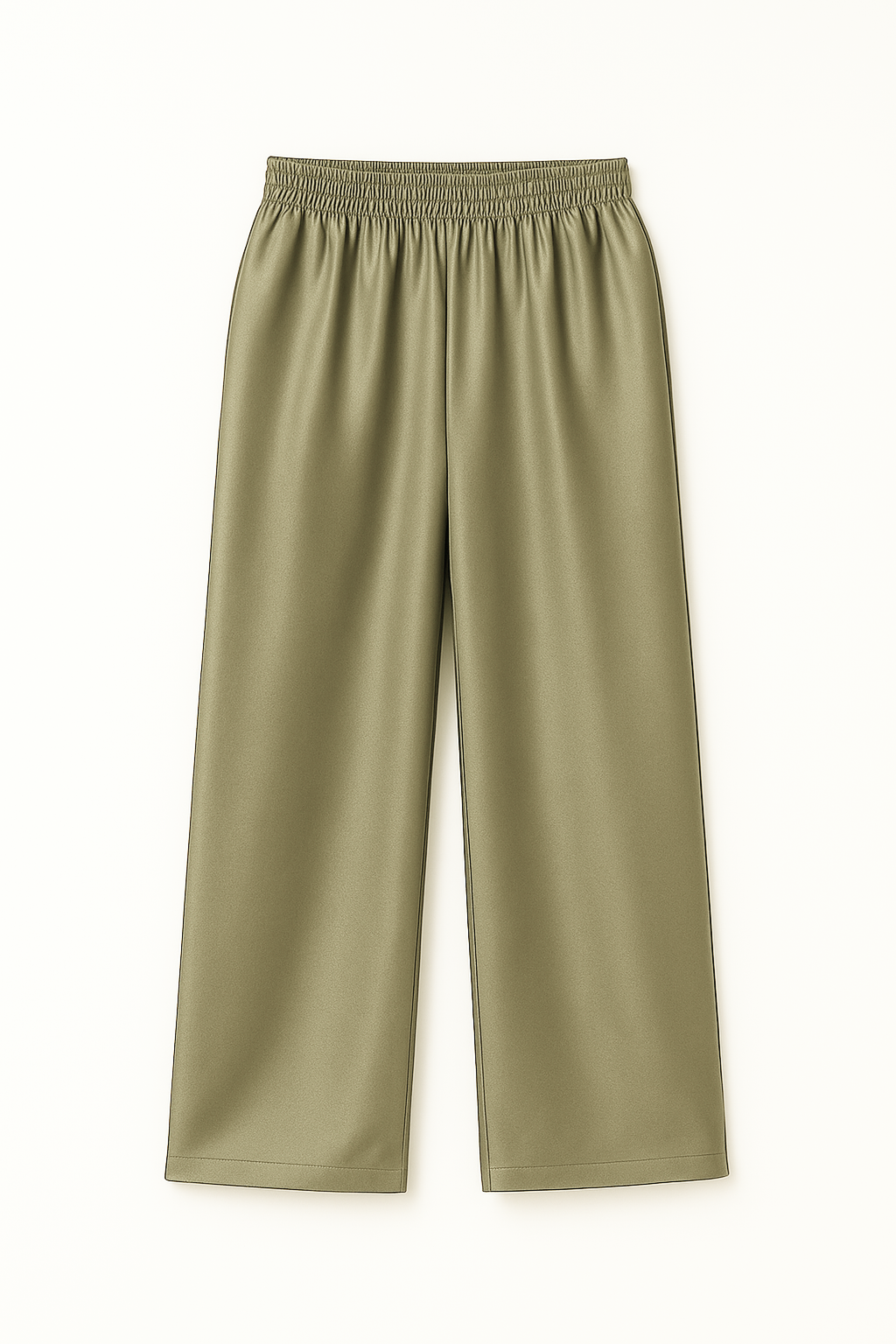 Silk pants Olive