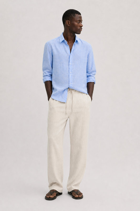 Linen trousers, Men