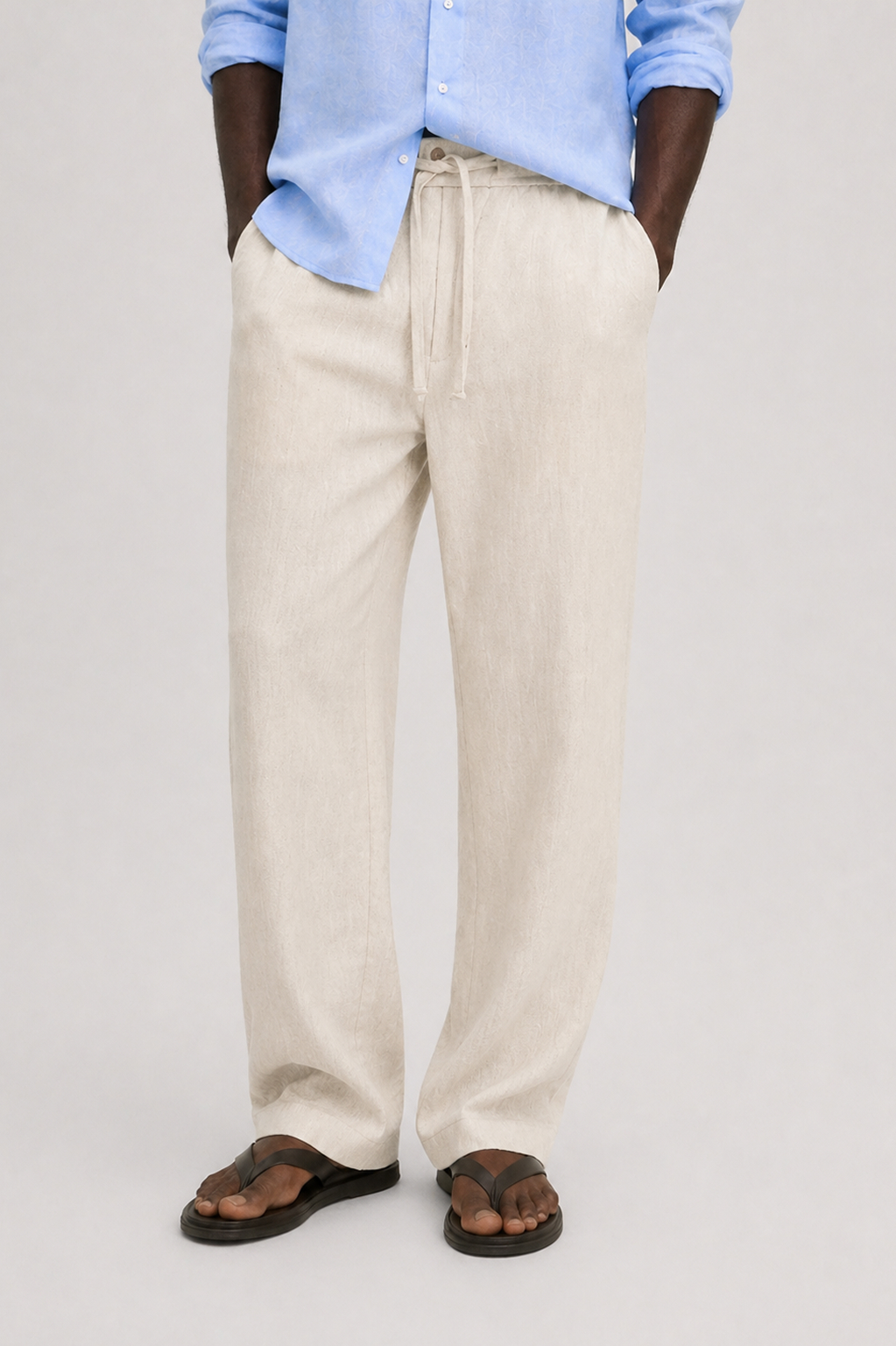 Linen trousers, Men