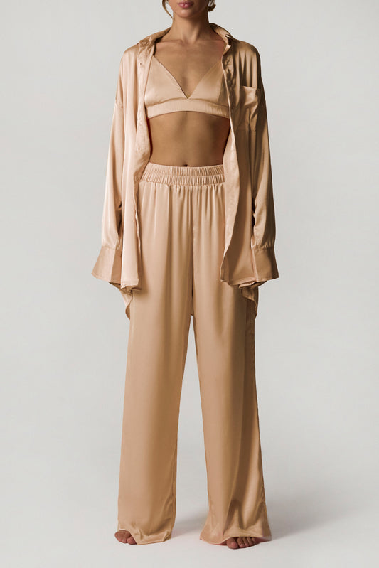 Silk suit Shirt & Pants