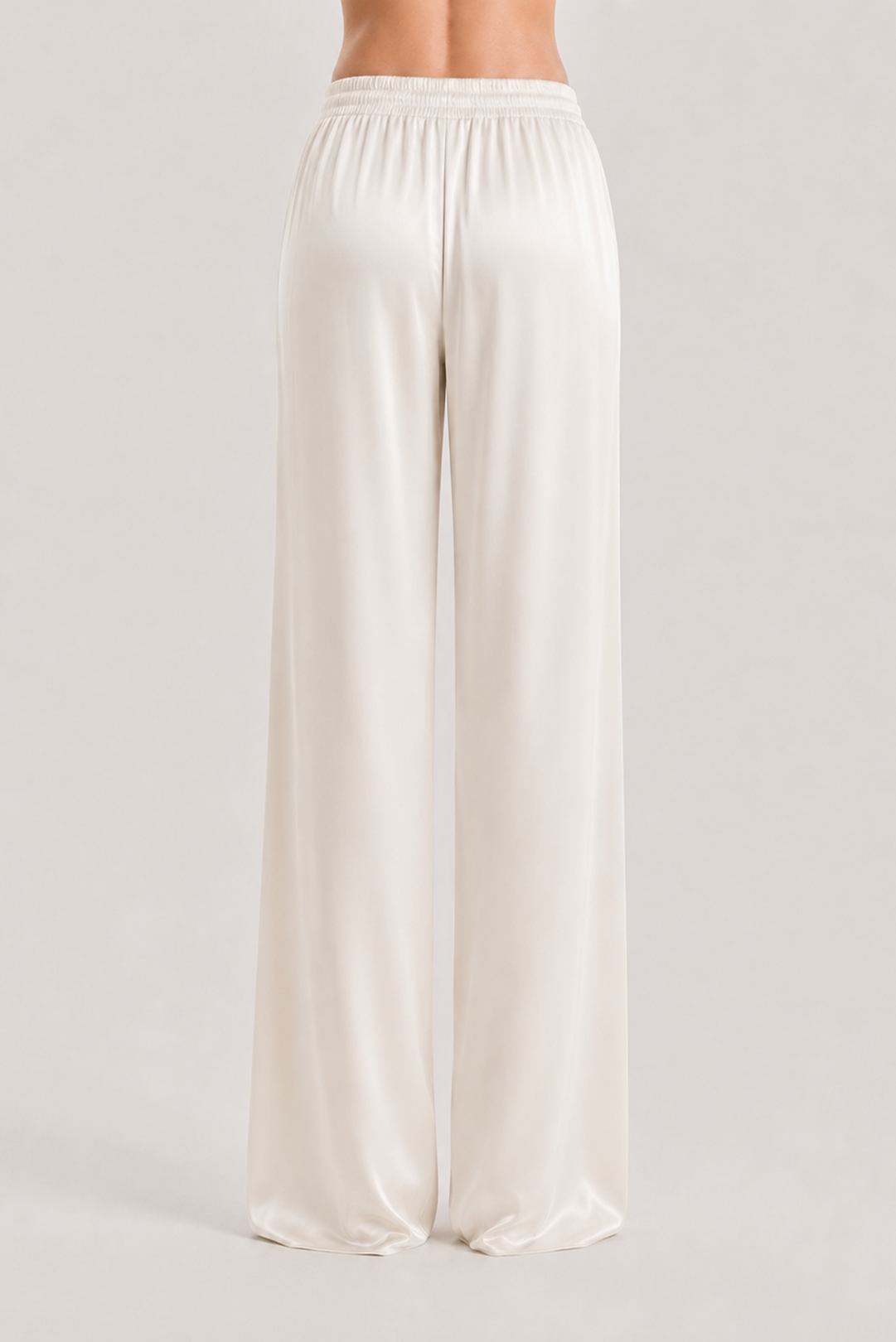 Silk pants in milk 50% OFF