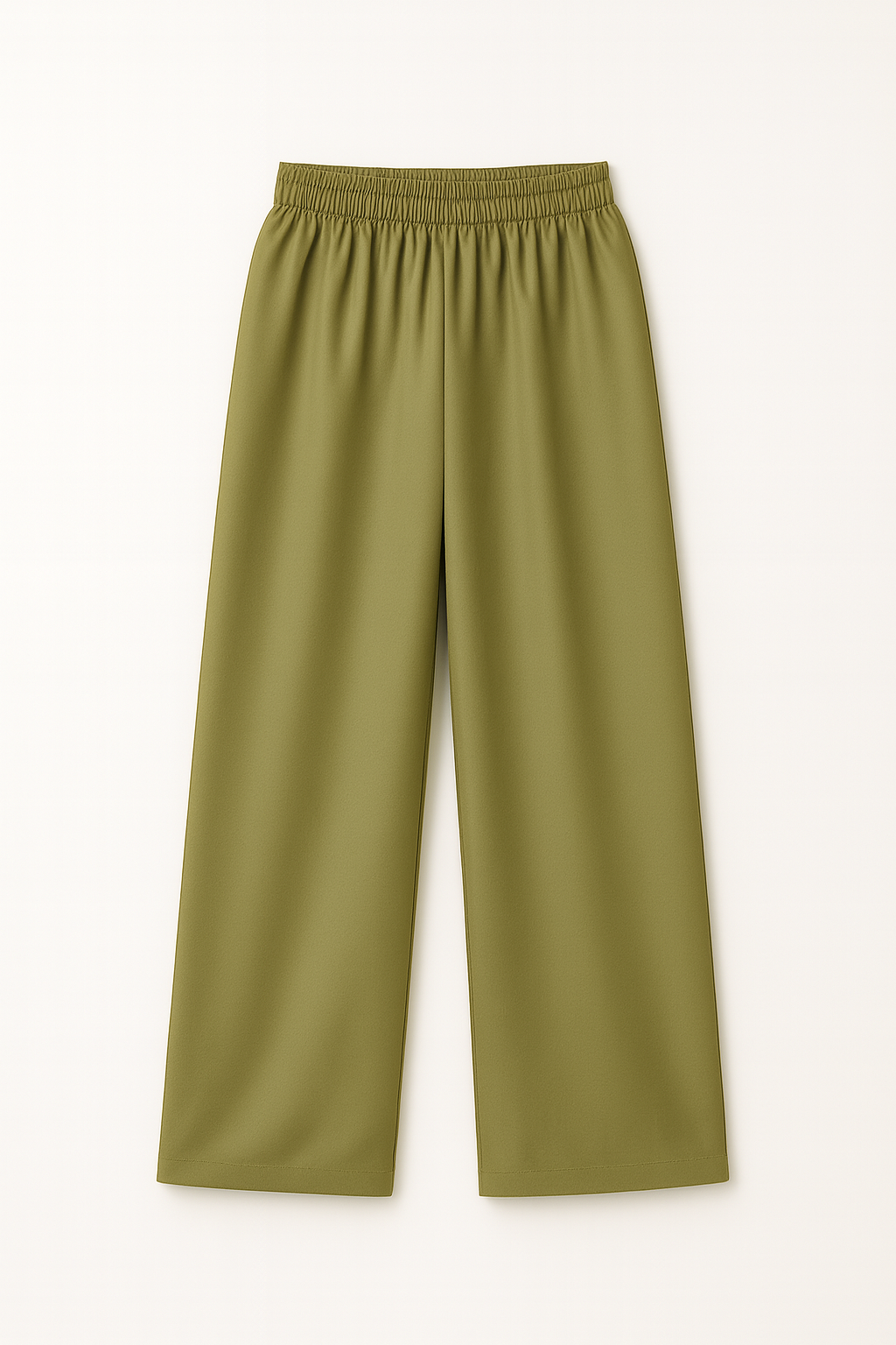 Silk Pants Olive
