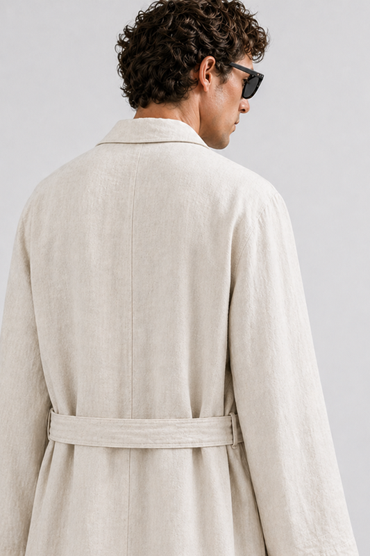 Linen Long Kimono, Men