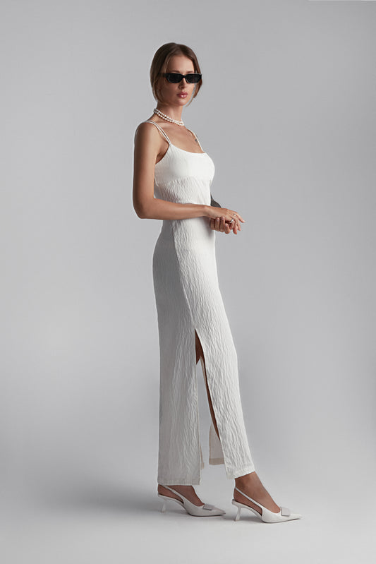 Long dress linen