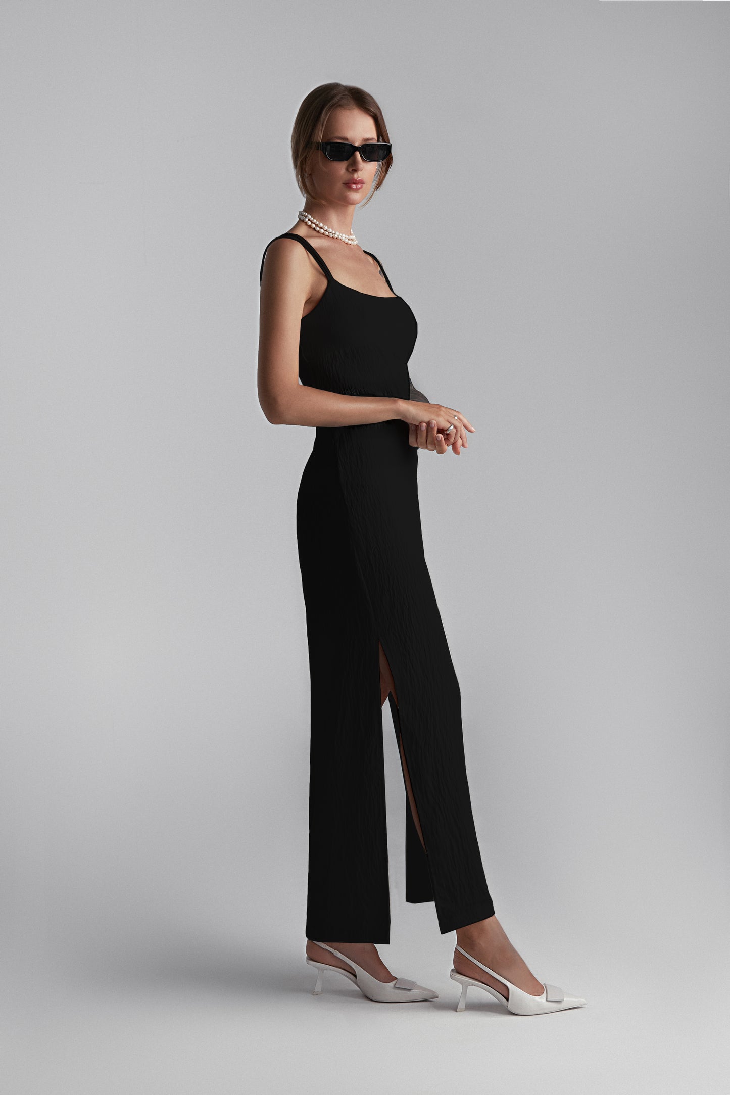 Long dress linen