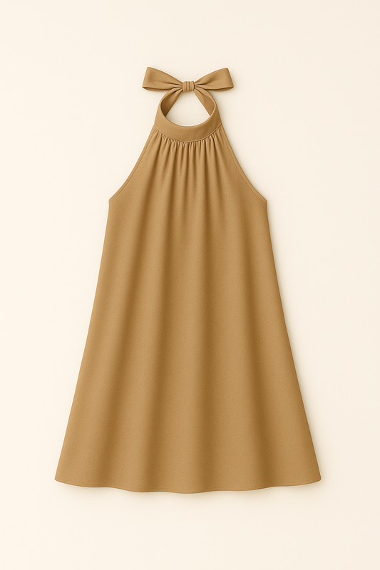 Dress tie Biege