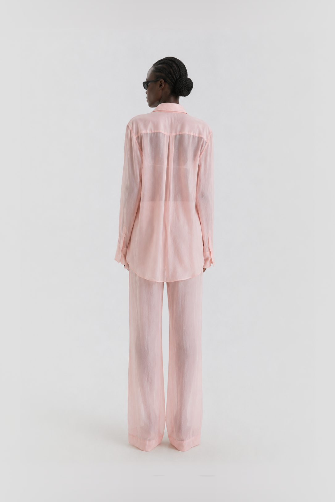 Veil suit cotton pink