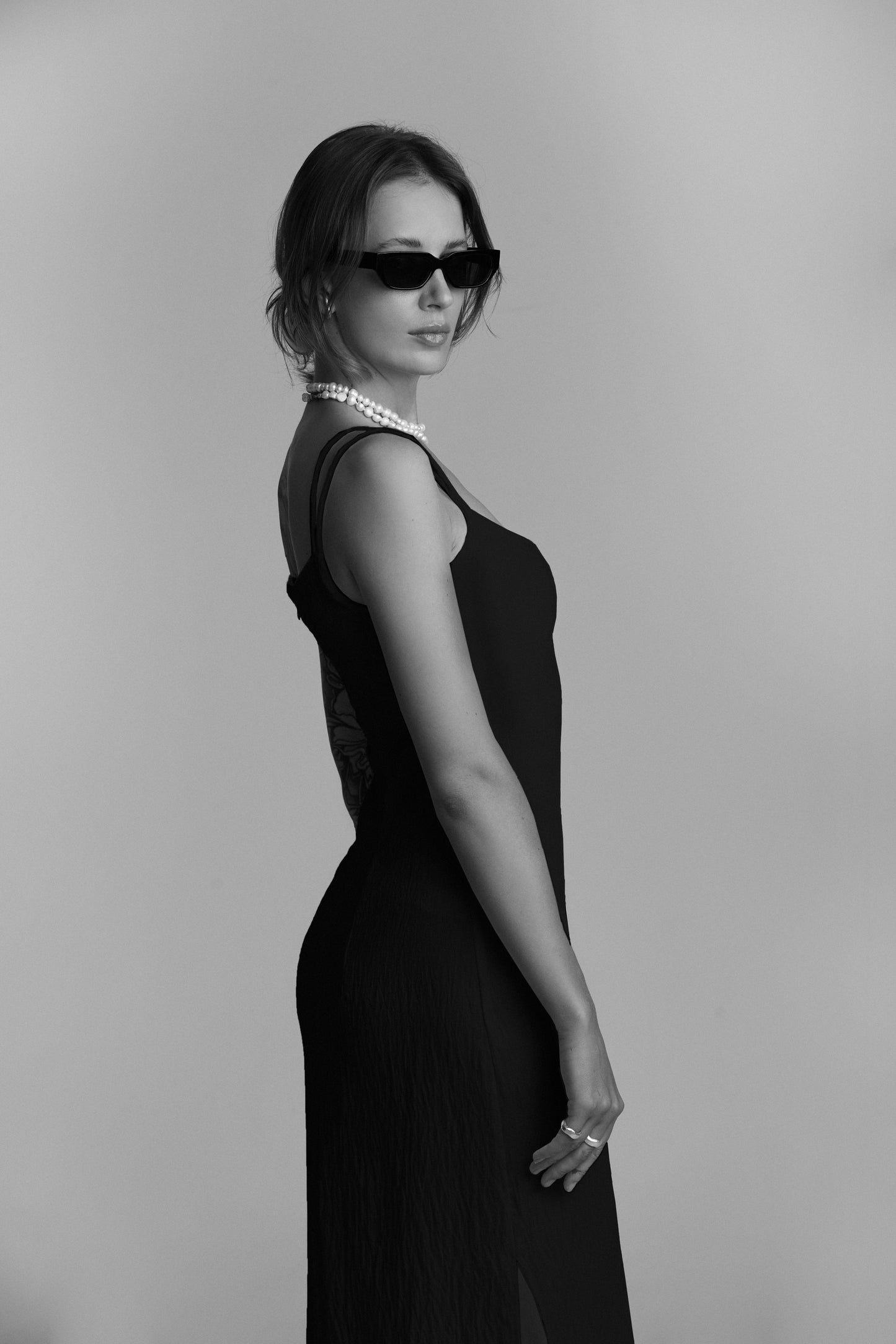 Long dress linen