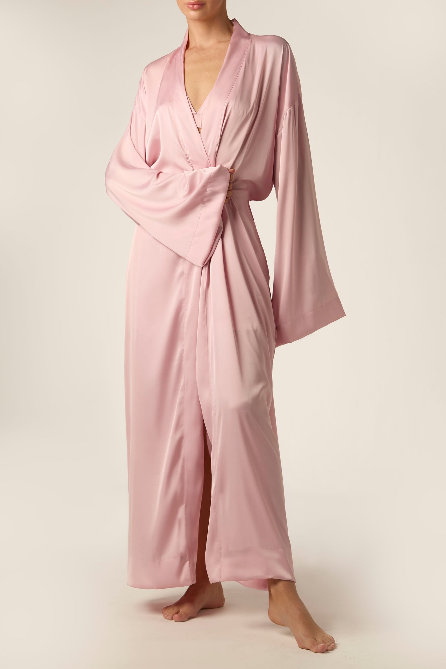 Long silk kimono