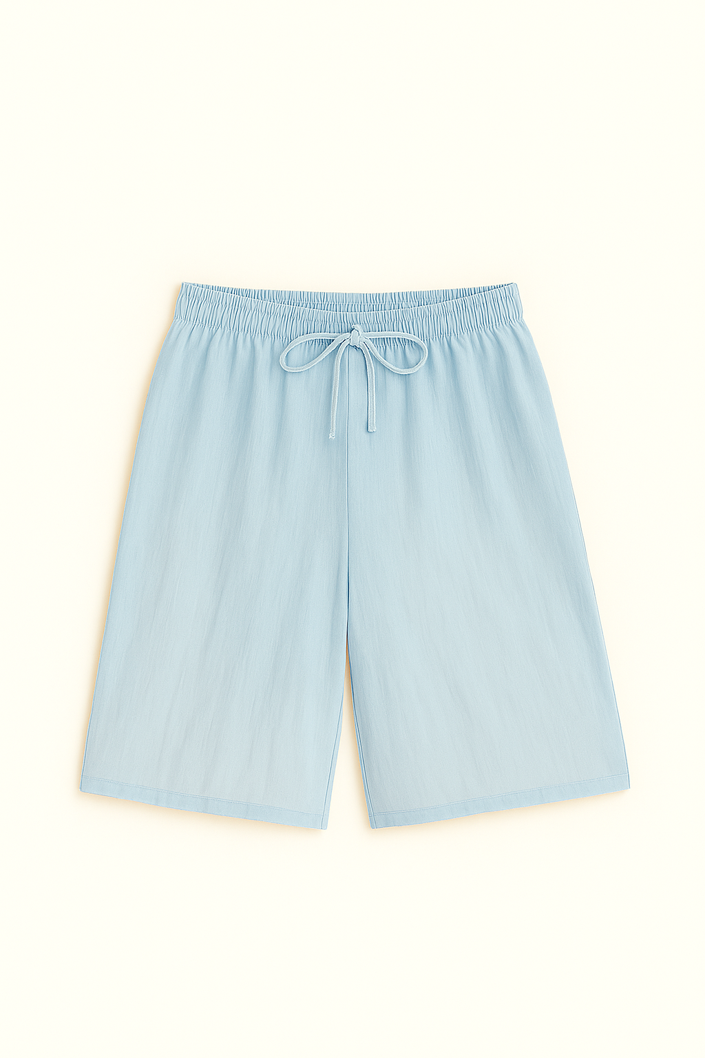 Veil shorts cotton blue