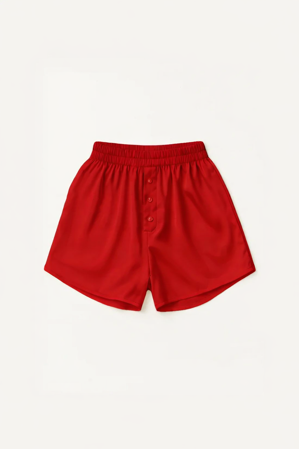 Silk Shorts Red