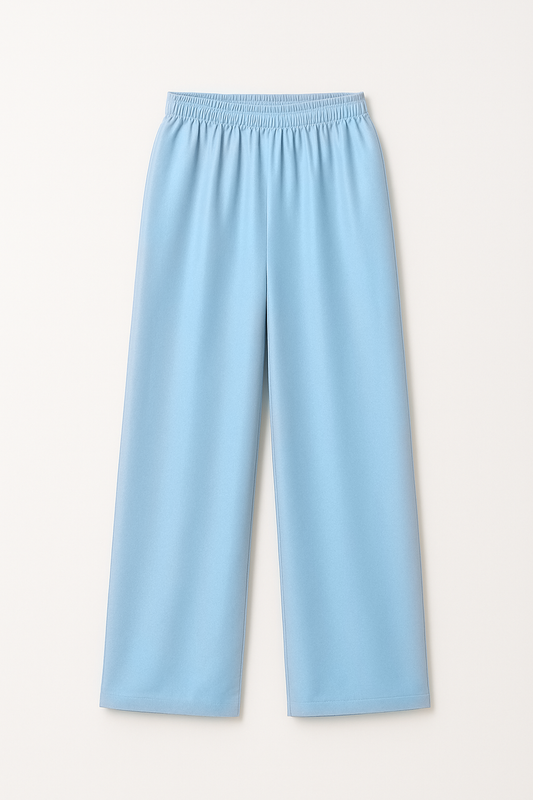 Silk Pants Blue