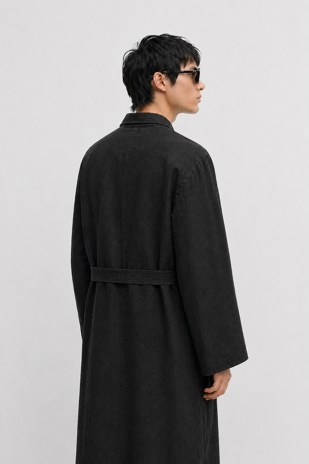 Linen Long Kimono, Men