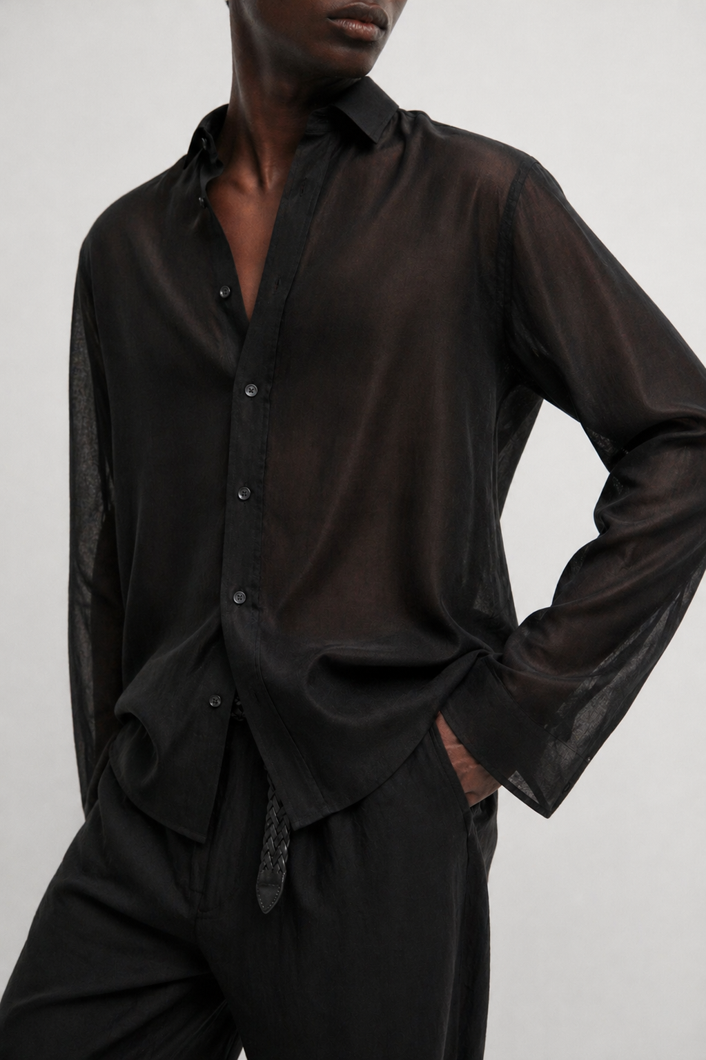 Veil Cotton Shirt, Men