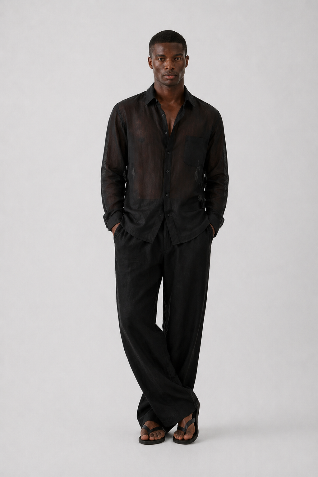 Veil Cotton Shirt, Men