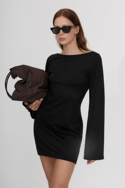 Minimal black dress