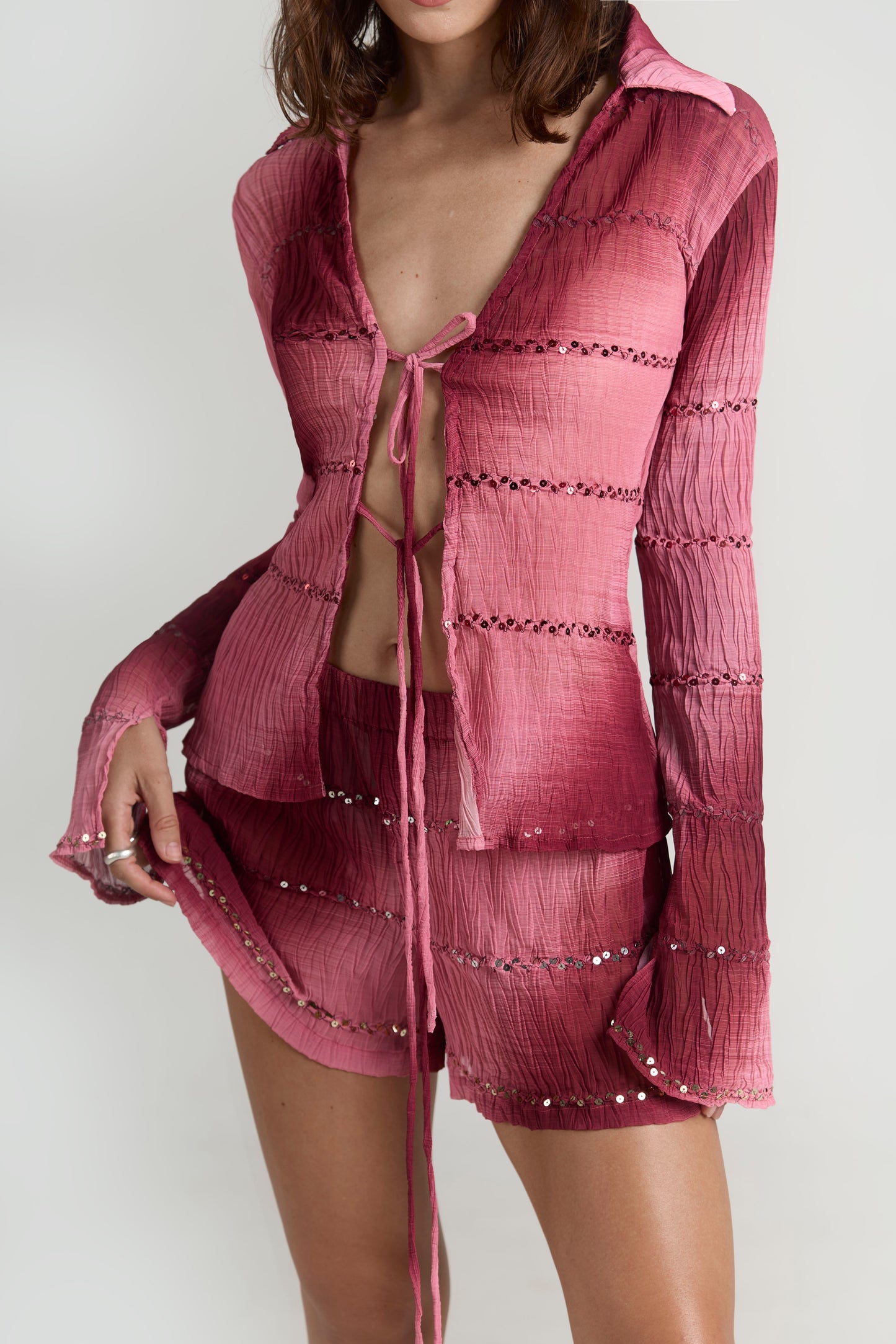 Moonlight Marsala Shorts