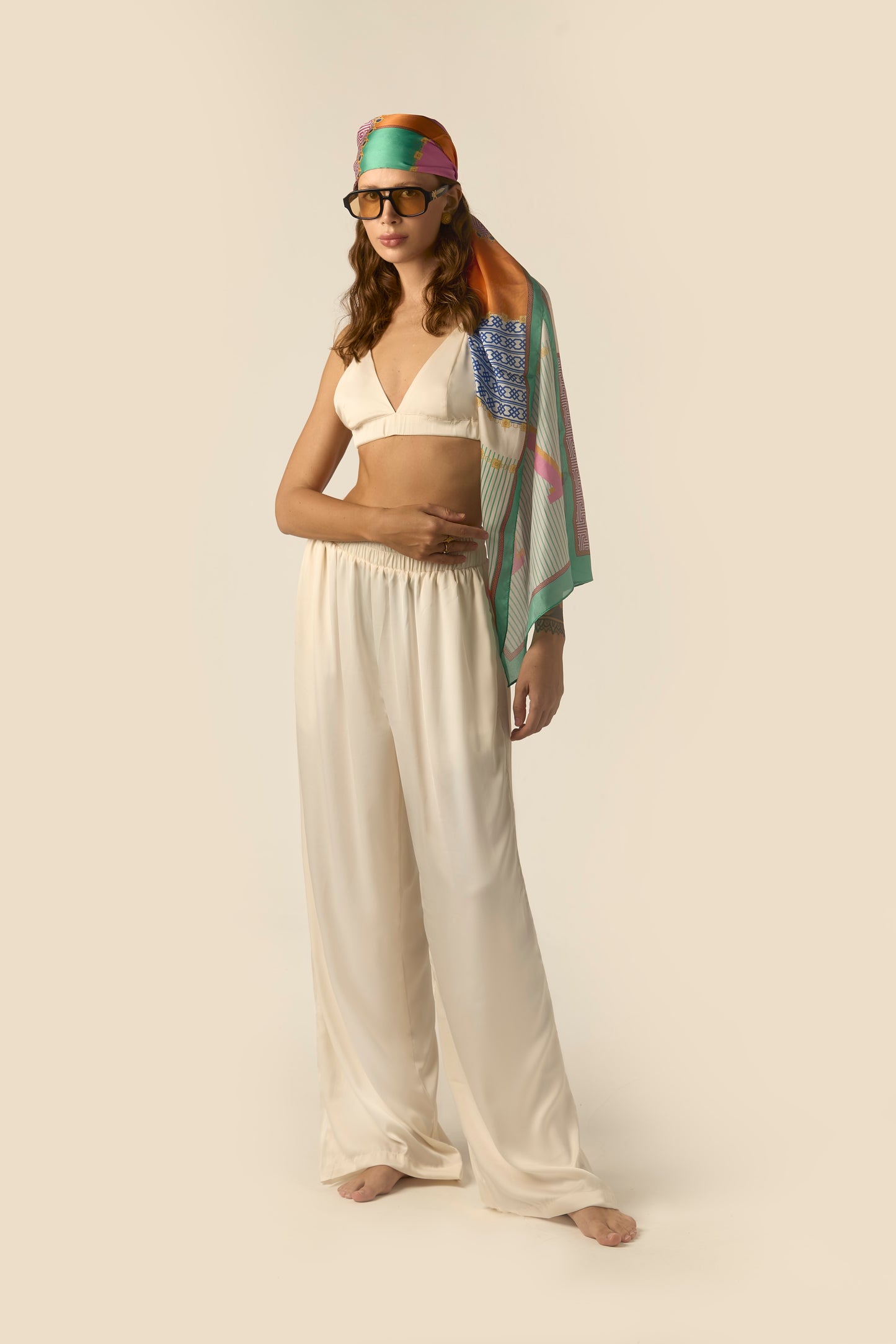 Silk Pants Milk