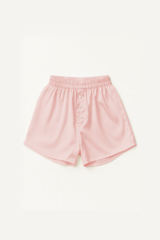 Silk Shorts Pink