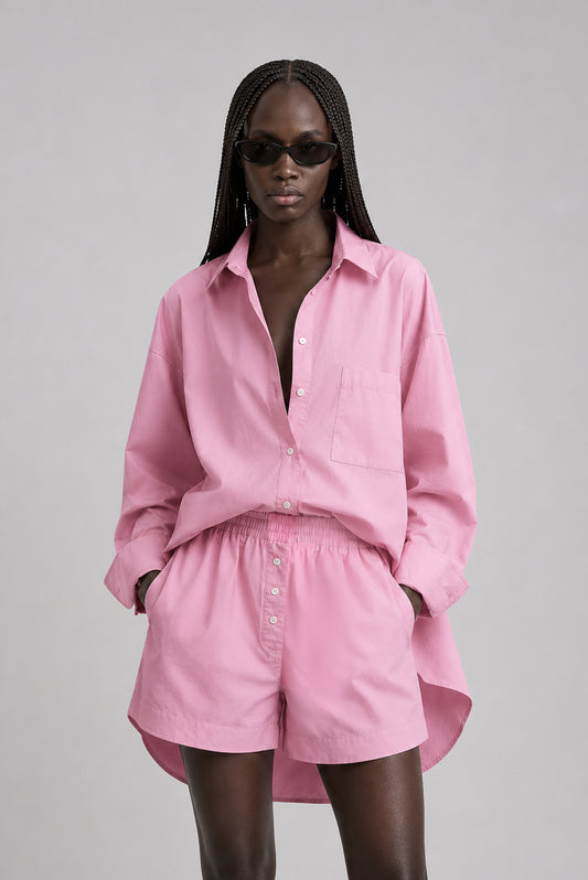 Cotton suits with boxer-shorts