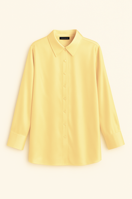 Silk shirt yellow